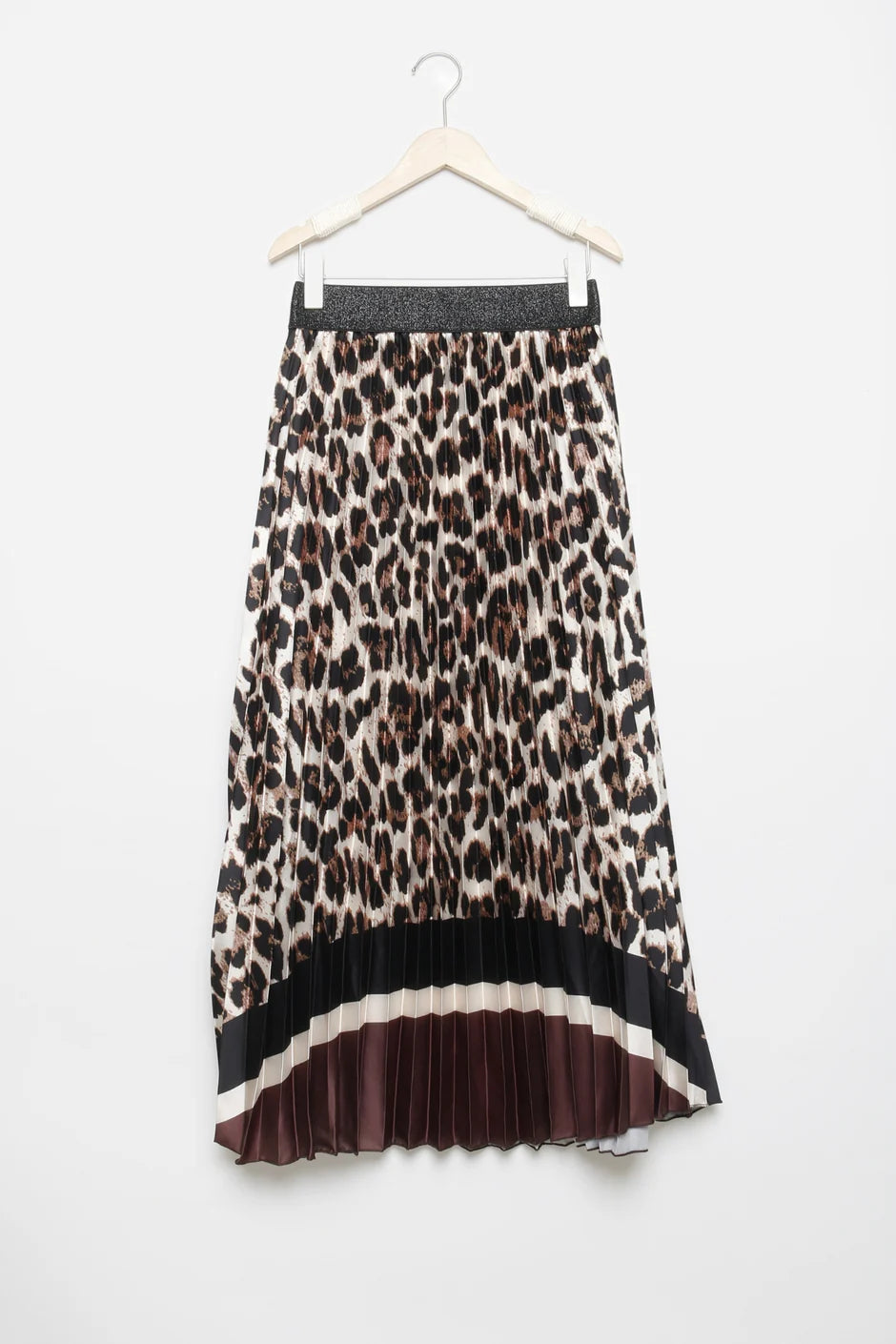 Falda Plisada Leopardo