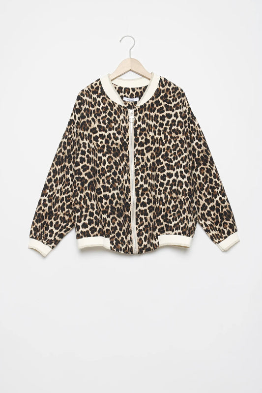 Bomber Animal Print