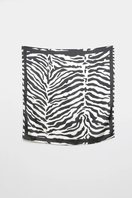 Pañuelo Zebra Negro