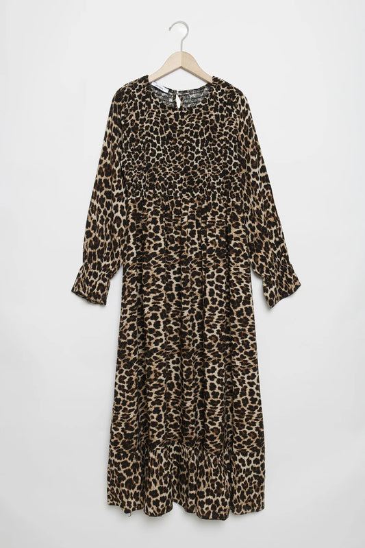 Vestido Leopardo Volantes