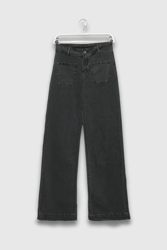 Jeans Recto Gris