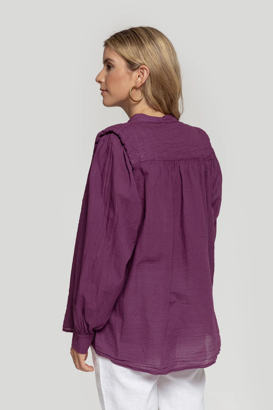 Blusa Amazonia Yuca Purple