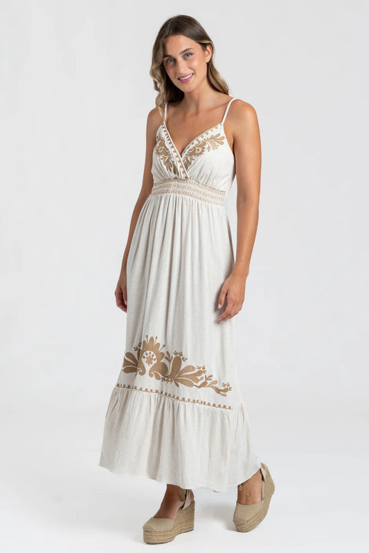 Vestido Boho Bordado
