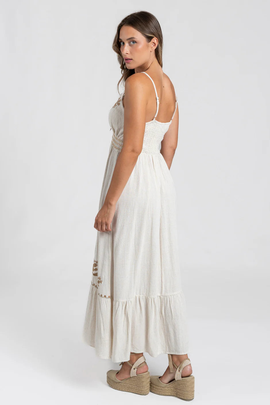 Vestido Boho Bordado